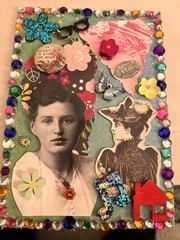 Memory Lane! 5 Vintage Junk Journal Ephemera Cards With Envelopes. Repurpose