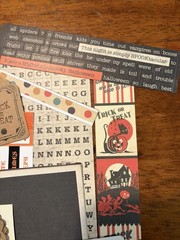 Junk Journal,Scrapbooking Lot, Halloween, Spooky Themed Supplies, Embellishments