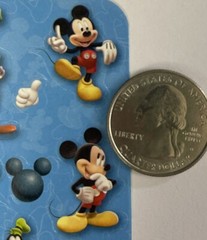 MICKEY MOUSE & FRIENDS Stickers(17pc)Disney•Donald Duck•Goofy•Cartoon•Daisy Duck