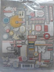 My Mind’s Eye All Things: LOST and FOUND Die cuts over 250 pieces scrapbooking