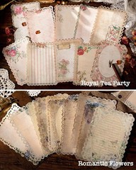 60 Sheets Lace Edged Scrapbook Stationery Paper Assorted Set – 6 Pack Vintage Pa