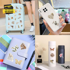 200Pcs Vintage Aesthetic Stickers, Cute Retro Journaling Scrapbooking Stickers P