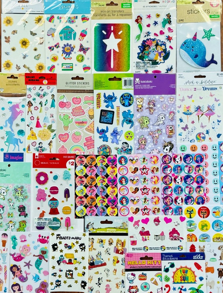 759+ Stickers in Bulk, HUGE variety of themes, planner decor gifts creative play