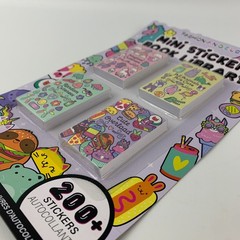 Mini Miniature Sticker Book Library 200+ Stickers Magical Cuteness Animals NEW