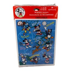 Vintage Mickey & Co Stickers Minnie Mouse Mickey Mouse Donald Pluto Hallmark