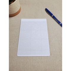 5mm Grid Lined Blank Sticker 5″ x 7″ | Add a blank graph sheet to your planner