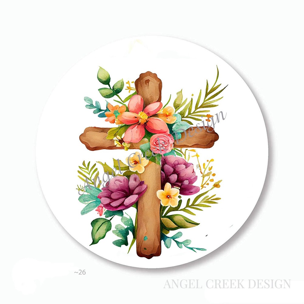 FLORAL CROSS BAPTISM PARTY FAVORS SCRAPBOOK STICKERS RELIGIOUS ENVELOPE SEALS