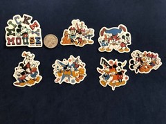 Disney Stickers – Mickey Mouse and Friends Lot of 7 Stickers. – New