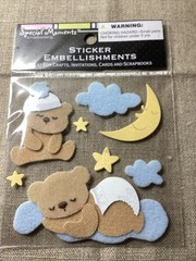 Special Moments Scrapbooking Sticker Embellishments Baby Girl & Baby Boy Theme
