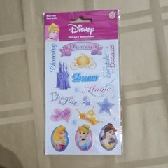 Disney Princess Scrapbooking Embellishments Lot Mixed Models Paper Metal Fabric