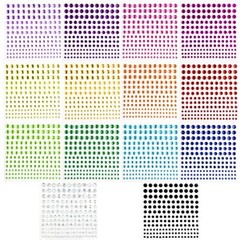 2310 PCS Self Adhesive Rhinestone Gem Stickers for Face Nail Body Makeup Fest…