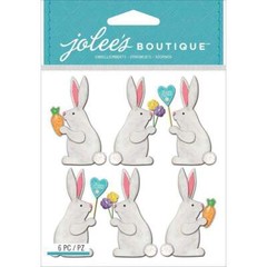 Easter Theme | Bunny Eggs | Dimensional Scrapbook Stickers | Jolee’s Boutique