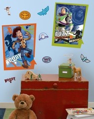 Toy Story 3 Peel and Stick Wall Decals 33 pieces 12 x 8.5 x 1.25 inches fun kids