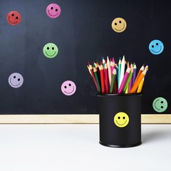 1 Inch Shiny Happy Face Stickers Circle Dots Labels Reward Stickers Teachers …