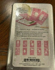 Pebbles Inc SPRING 10 Plastic Stencil Set Templates Embossing Ink Chalk Paint