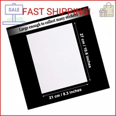 Boao 80 Pieces Sticker Collecting Paper Album Release Blank Paper Reusable Pages