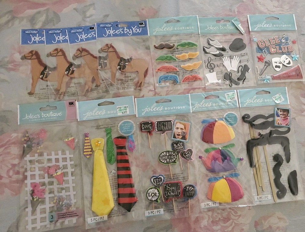 Jolee’s By You & Jolee’s Boutique Various Dimensional Stickers & Embellishments