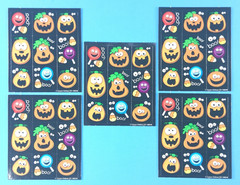 Carson Dellosa Halloween Mini Sticker Sheets Lot Of 5