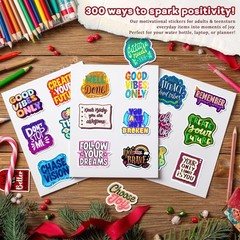 300PCS Motivational Inspirational Positive Affirmation Stickers Vision Board