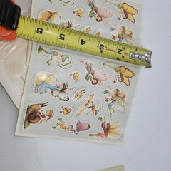 Vintage new sheets Hallmark Stickers Seals Fairy Pixie 1981 Package