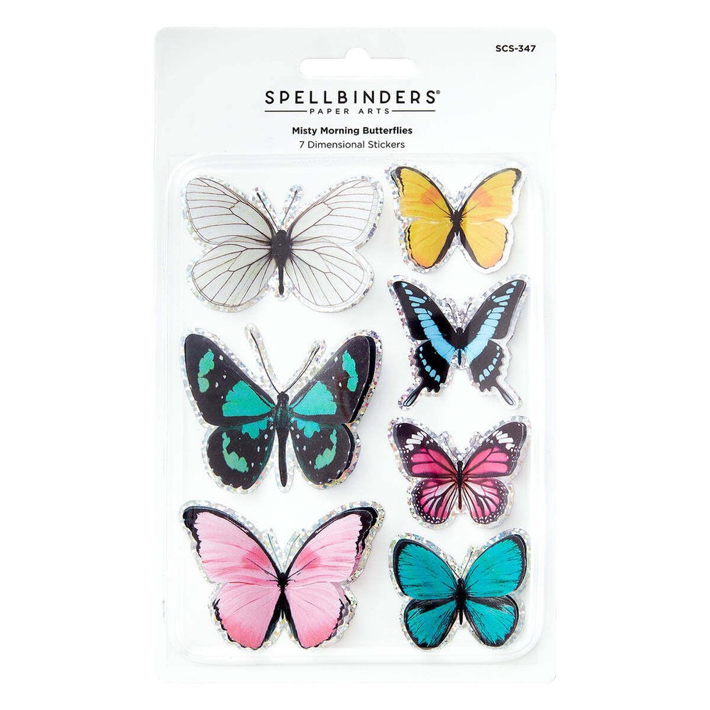 Spellbinders Stickers – Misty Morning Butterflies, SCS-347