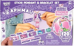 Sticki Rolls x Aphmau Toy Pendant & Bracelet Set – 120 Holographic Stickers