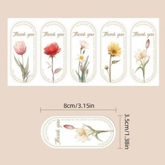 50pcs Happy to See You Stickers for Small Business Packaging & Thank You Seals