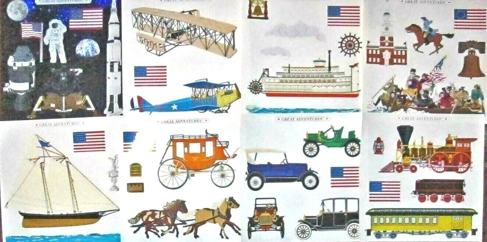 Mrs Grossman Vintage 6×6″ ‘Great Adventure’ Series (c-2001) Set or Your Choice