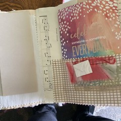 Spring Coral Junk Journal Vintage Style