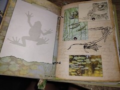 Pond Life Junk Journal Scrapbook USA Seller