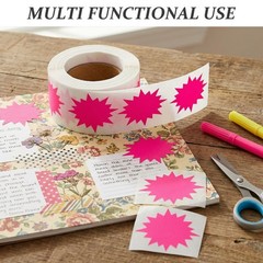 2 Rolls Price Tag Stickers for Retail Supermarket Business Sign Blank Label