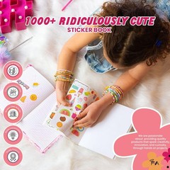 1000+ Cute Kids Stickers Book 40 Pages Scrapbook Planner Craft Reward Stickers