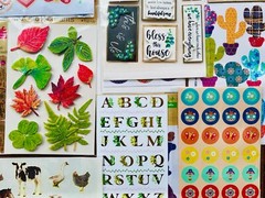 250+ Stickers | Animal Bird Aquarium SEA LIFE Creatures Floral Insect MXD Themes