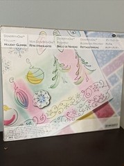 Creative Memories Done with One Holiday Glimmer Vellum 10×12 New