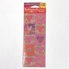NEW Stickety Doo Da HEARTS American Greetings Stickers 2 Sheets