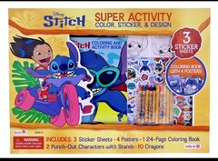 Disney Stitch Super Activity Color, Sticker & Design