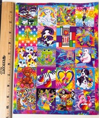 Large Lisa Frank Sticker Sheet 20 Stickers