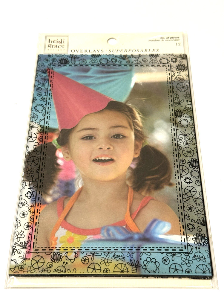 Heidi Grace Designs Overlays Transparency 60979 HGSW Sweet Whimsy Acid Free NEW