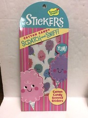 MINDWARE Peaceable Kingdom Scratch and Sniff Popcorn Scented Stickers choose one