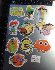 Random Cartoon – Stickers – 10 PCs – Choose between 5 styles! See Description