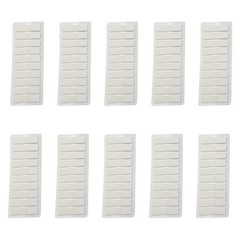 120Pcs White Clear PET Label Repositionable Writable Book Page Marker Bookmarks