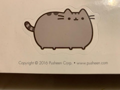 RARE : PUSHEEN THE CAT Stickers – 1 Sheet of 12 – from a 2016 Box Set