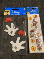 Disney Sandylion Mickey Icons, gloves, letter M & Minnie Stickers