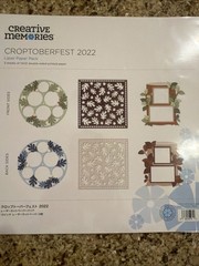 Creative Memories CROPTOBERFEST 2020&2022 Laser Paper Packs BUNDLE- BRAND NEW!