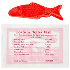 100 TOTAL Fortune Telling Fish Magic Teller – magic gag party favors prize toys