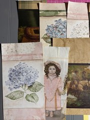 Vtge Textured Wallpaper Samples from Sample Book (10 Pieces) Set 24