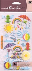 Vintage Sticko Vellum stickers SUMMER SPLASH theme 59892 FAST FREE shipping!