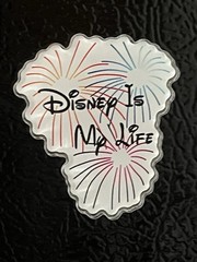 Disney Is My Life Disney Land Disney World Acrylic Magnet