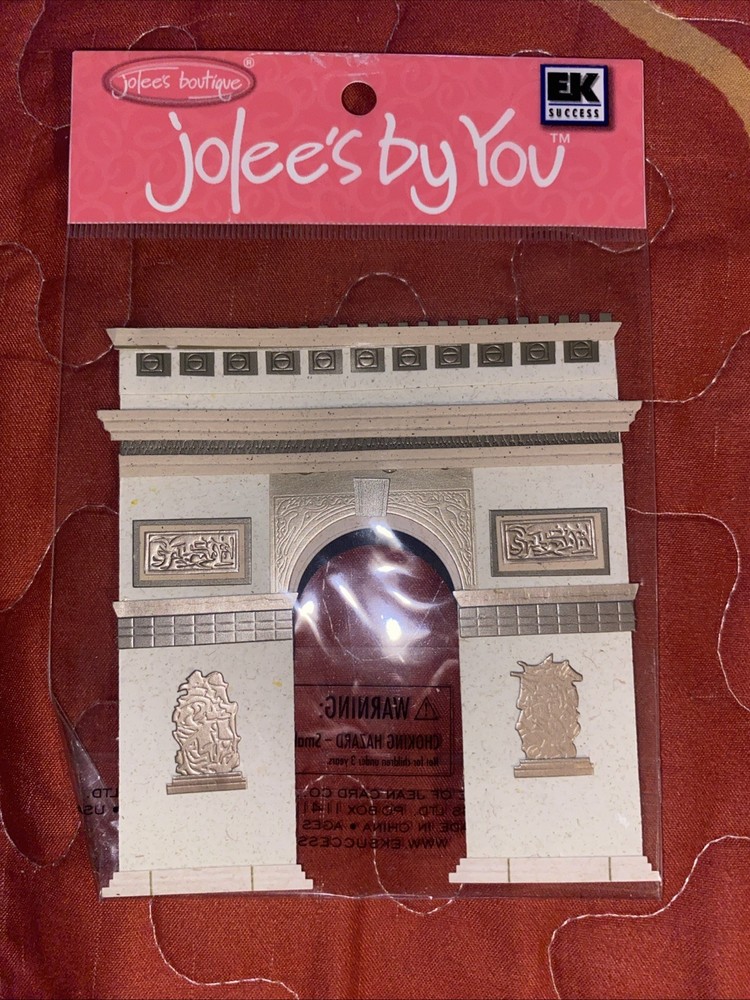 Jolee’s Arc De Triumph (Triomphe) Paris France Travel Scrapbooking Embellishment