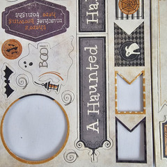 Retired Close to My Heart Moonlight Complements X7161C Halloween Chipboard